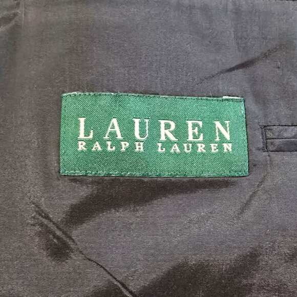 Lauren Ralph Lauren Gray Single Breasted Wool Blazer Sz 48L - Picture 9 of 12